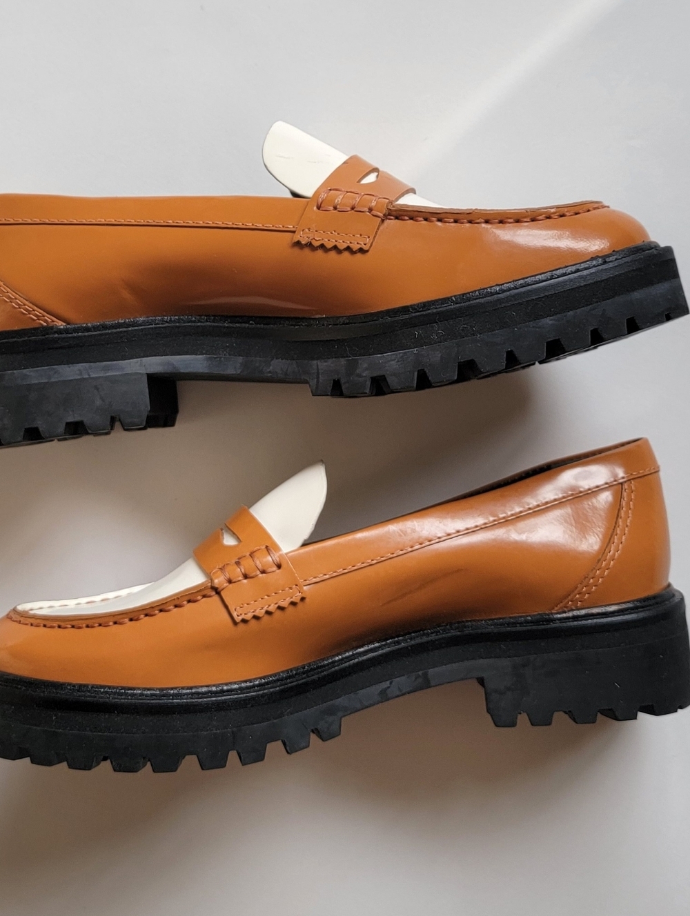 NEW Reformation Agathea chunky leather loafers -- See Note - Picture 5 of 10